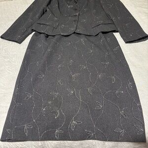 Rickie Freeman for Teri Jon Niman Marcus Skirt Suit Size 10